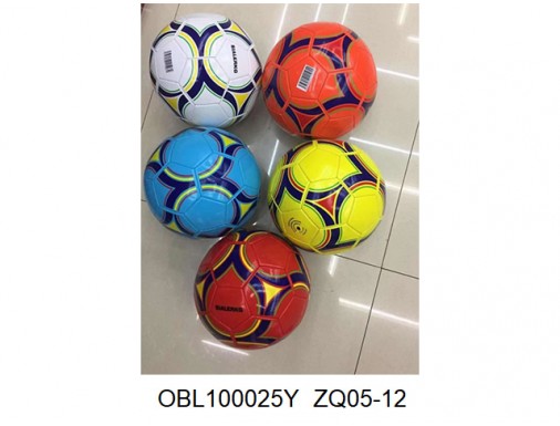 Мяч футбольный PVC размер 5 280 г 5 цветов