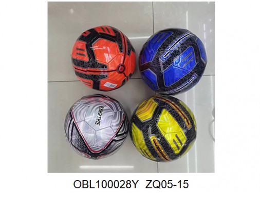 Мяч футбольный PVC размер 5 300 г 4 цвета